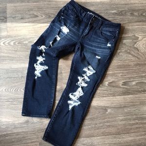 Cropped, Torn Jeans, Like new